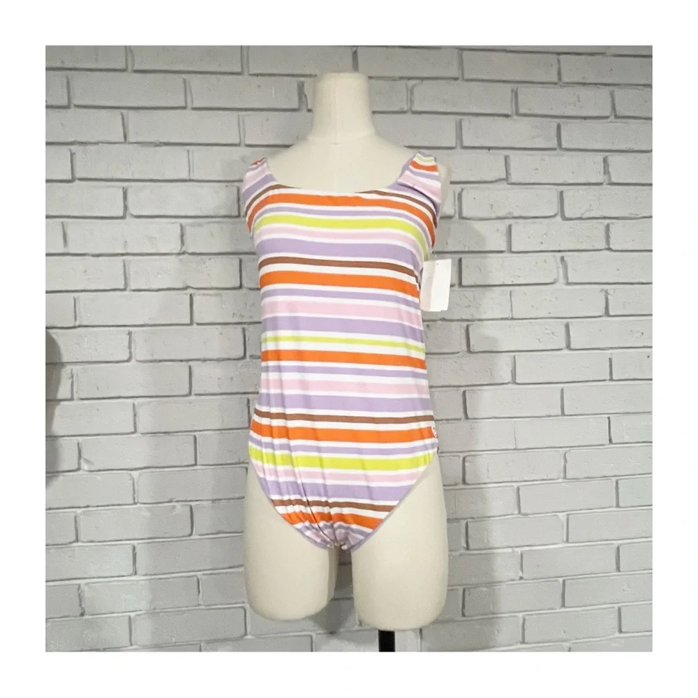 Roxy Surf Kind Kate Reversible Y2K One-Piece‎ Swimsuit